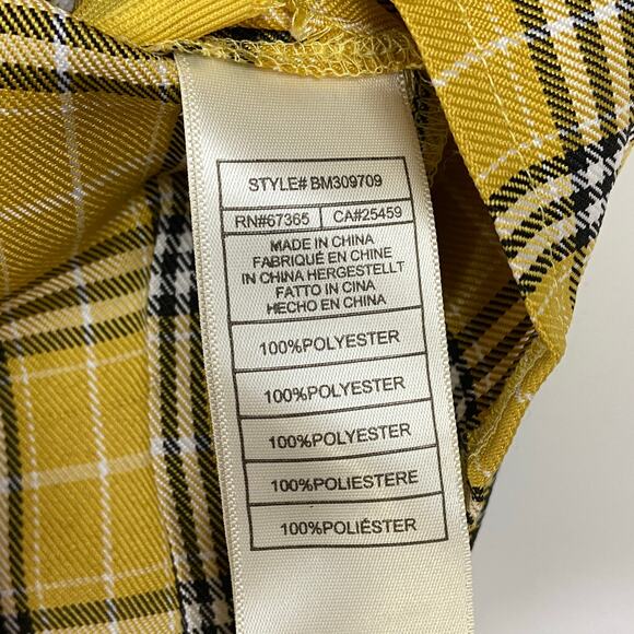 Steve Madden Plaid Pleated Mini Skirt Size 0 - Picture 8 of 9